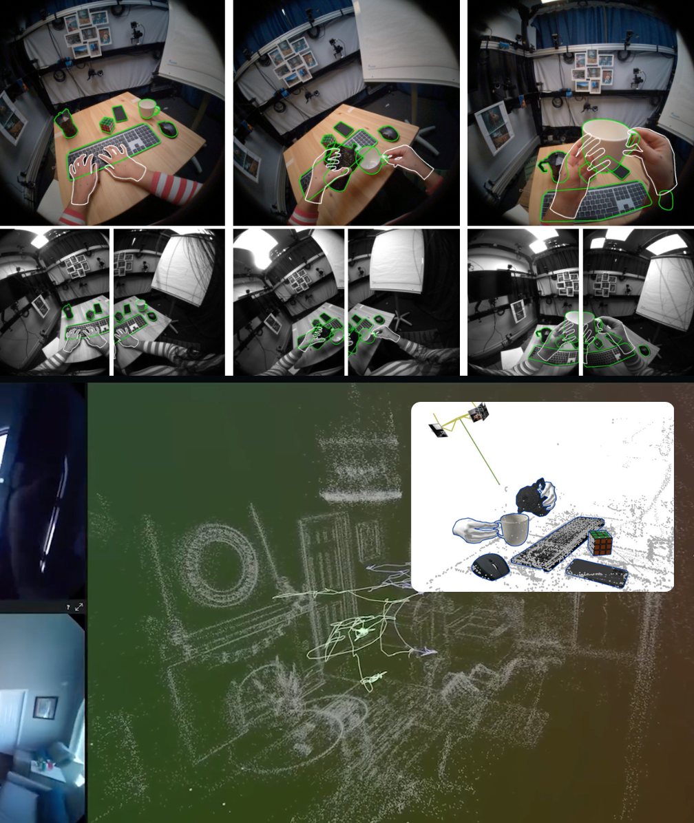 Egocentric hand tracking and scene reconstruction preview